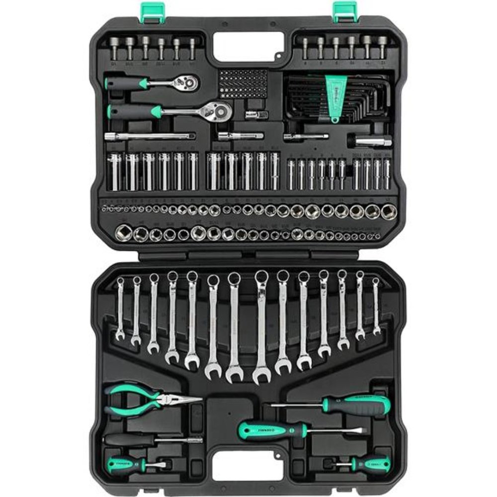 200-Piece All-Purpose Tool Kit and Socket Set with Carrying Case